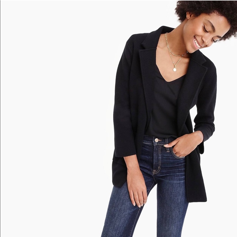 J. Crew Sophie Open Front Sweater Blazer Size Sm